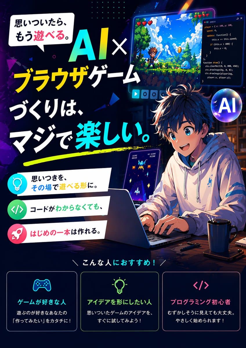 ブラウザゲーム広告 クリエイティブポスター