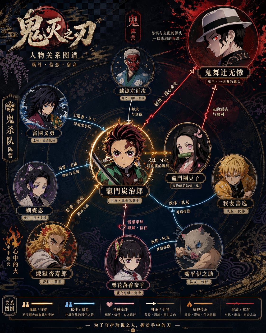 キャラクター相関図 ポスター