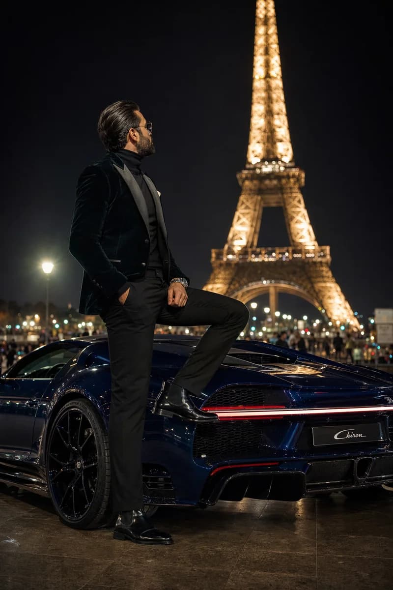 エッフェル塔 夜のラグジュアリー・エディトリアル