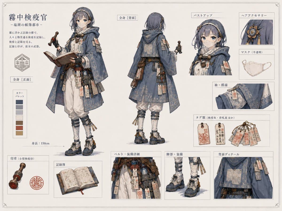 リアル系キャラクター プロポーション調整