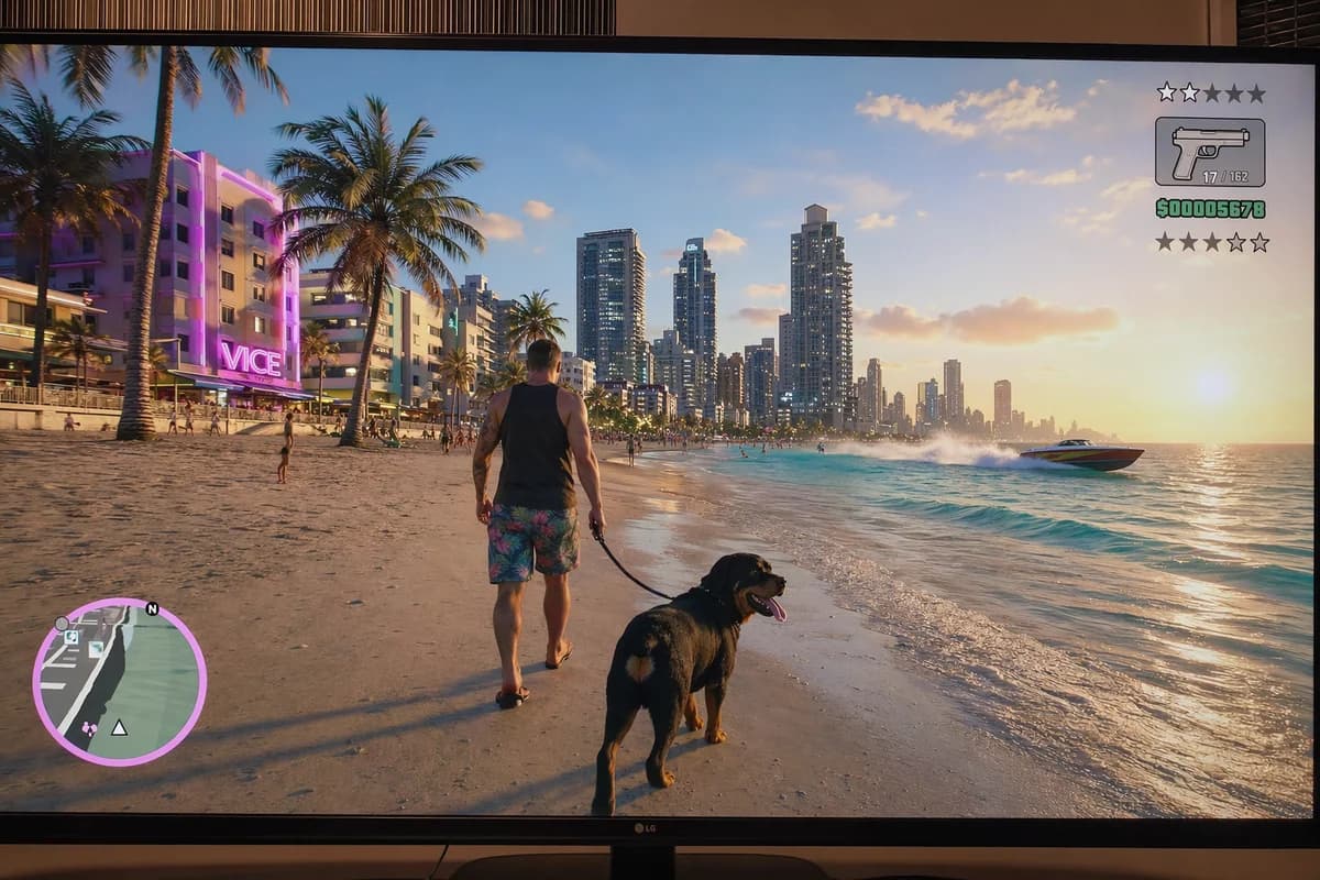 GTA 6 ゲームプレイ — Vice Cityビーチ