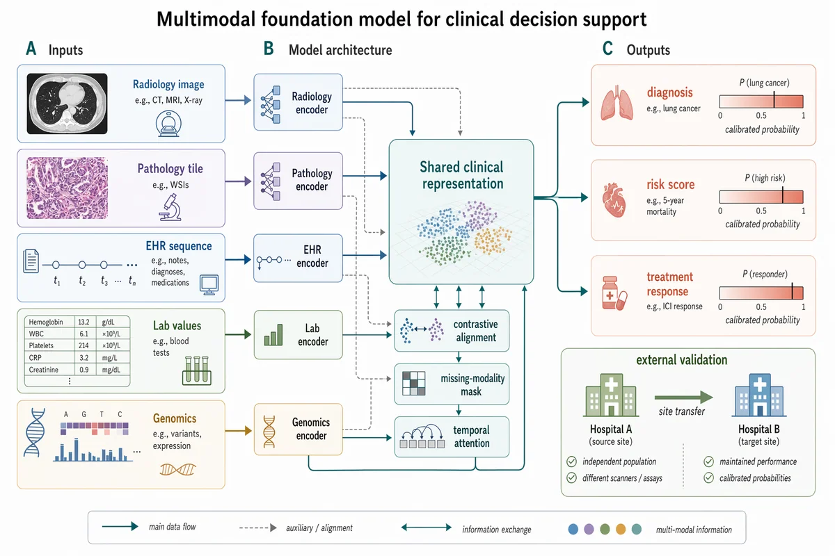 Methodenabbildung multimodaler Medizin-KI
