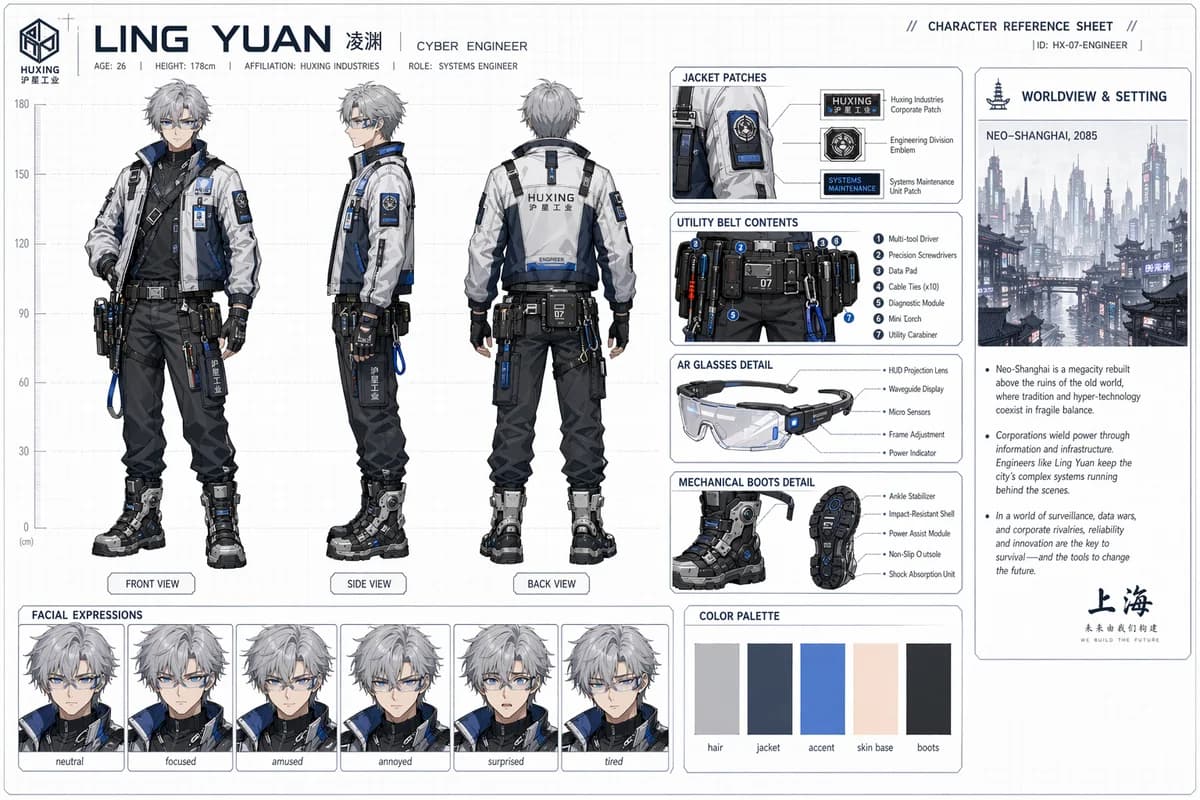 公式キャラクター設定資料