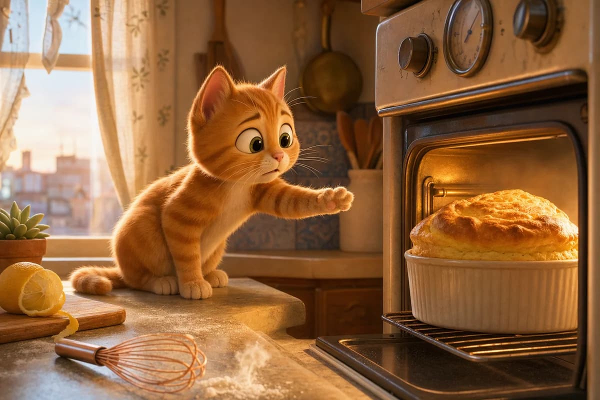 ピクサー風3Dアニメーション・スチル(子猫)