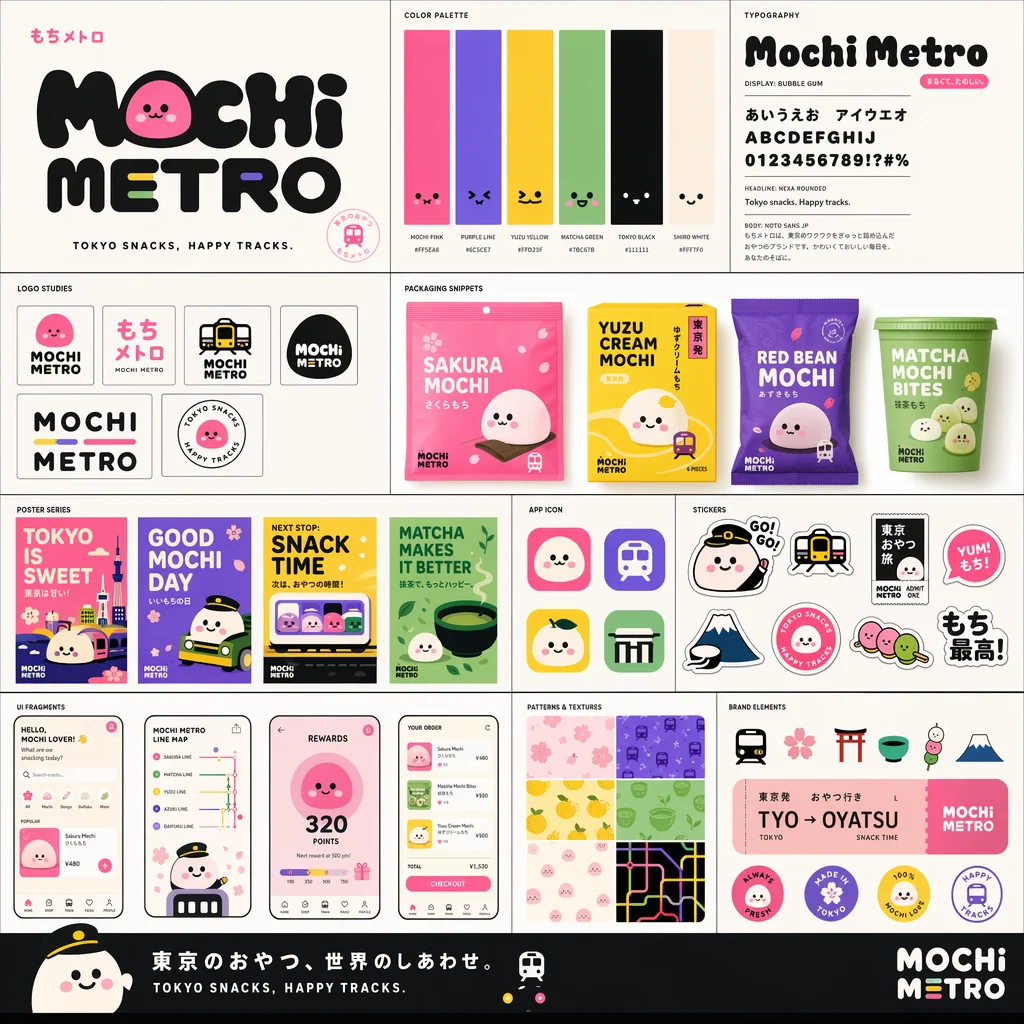 遊び心あるブランドキット:Mochi Metro
