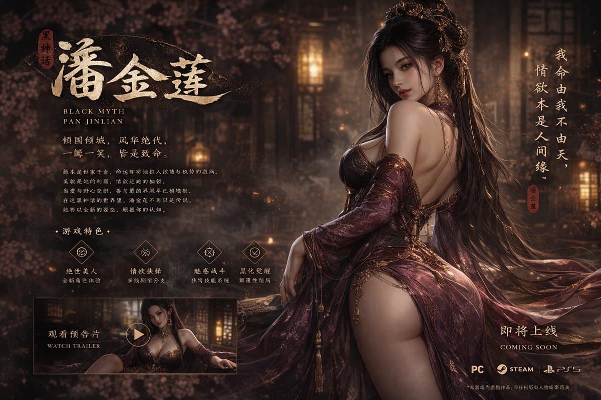 Black Myth Pan Jinlian Game-Cover