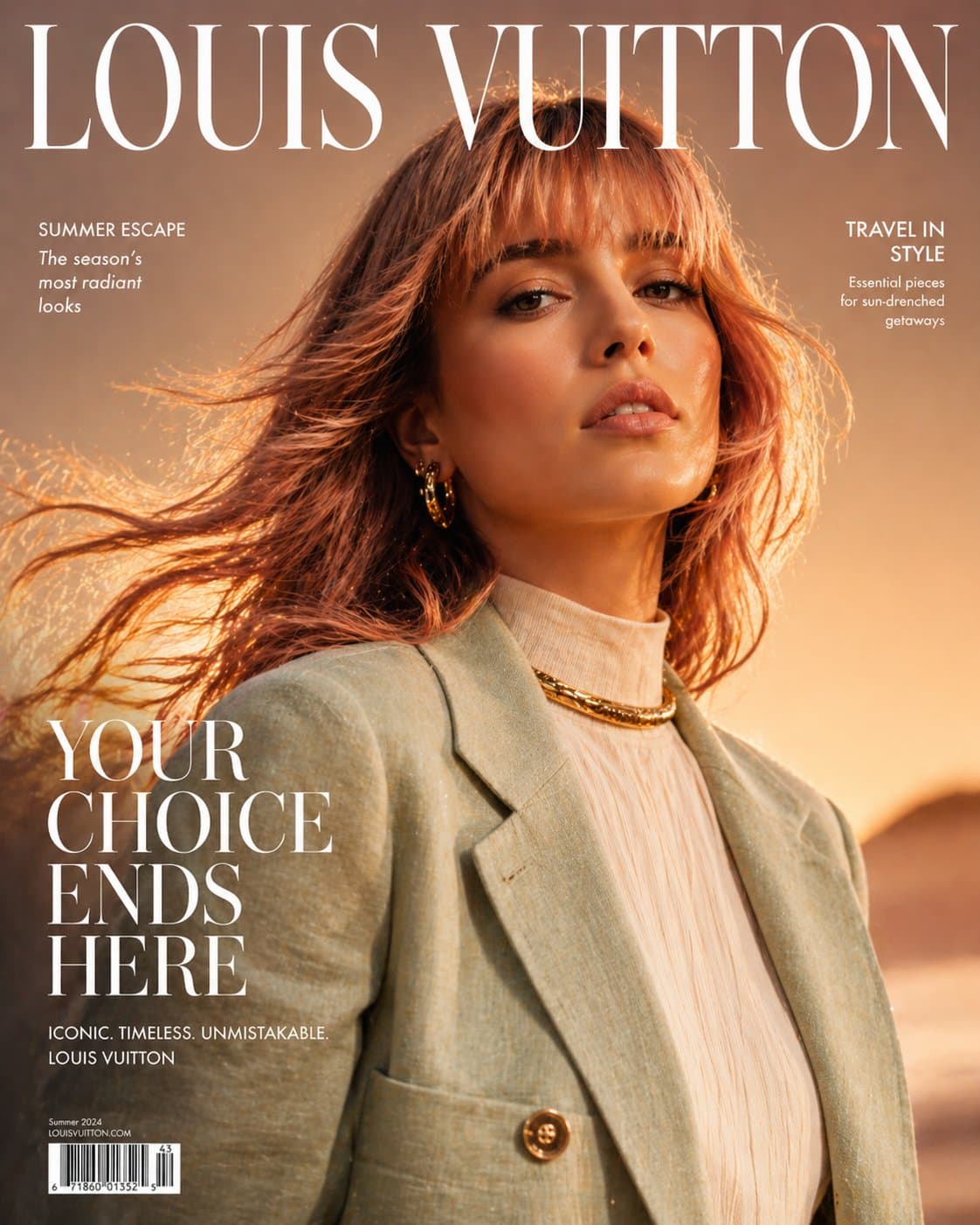 Haute-Couture Mode-Magazincover