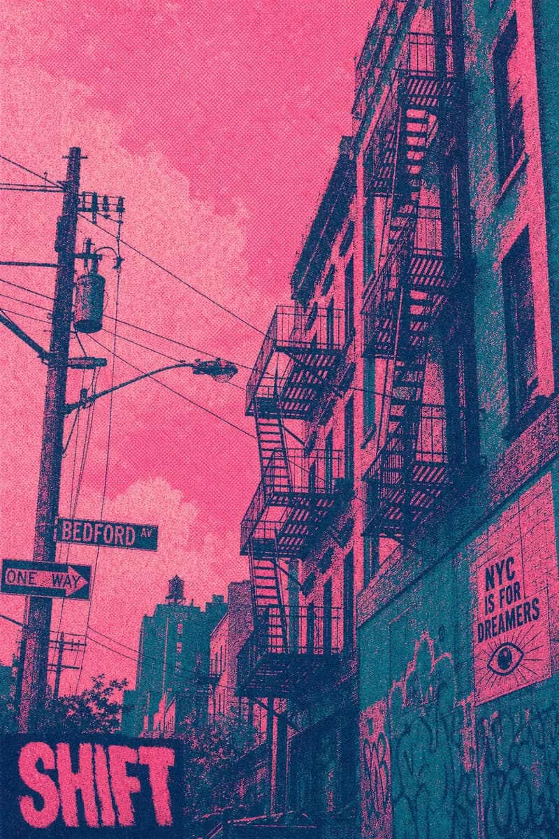 Risograph Print: City Shadows