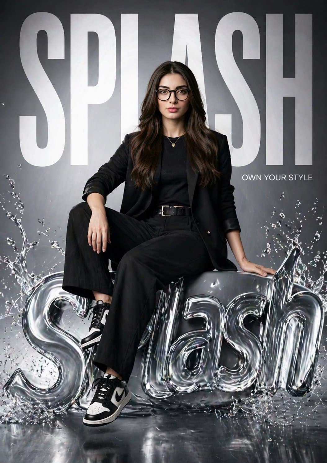 SPLASH Modemarken Hyperrealistisches Kampagnenplakat
