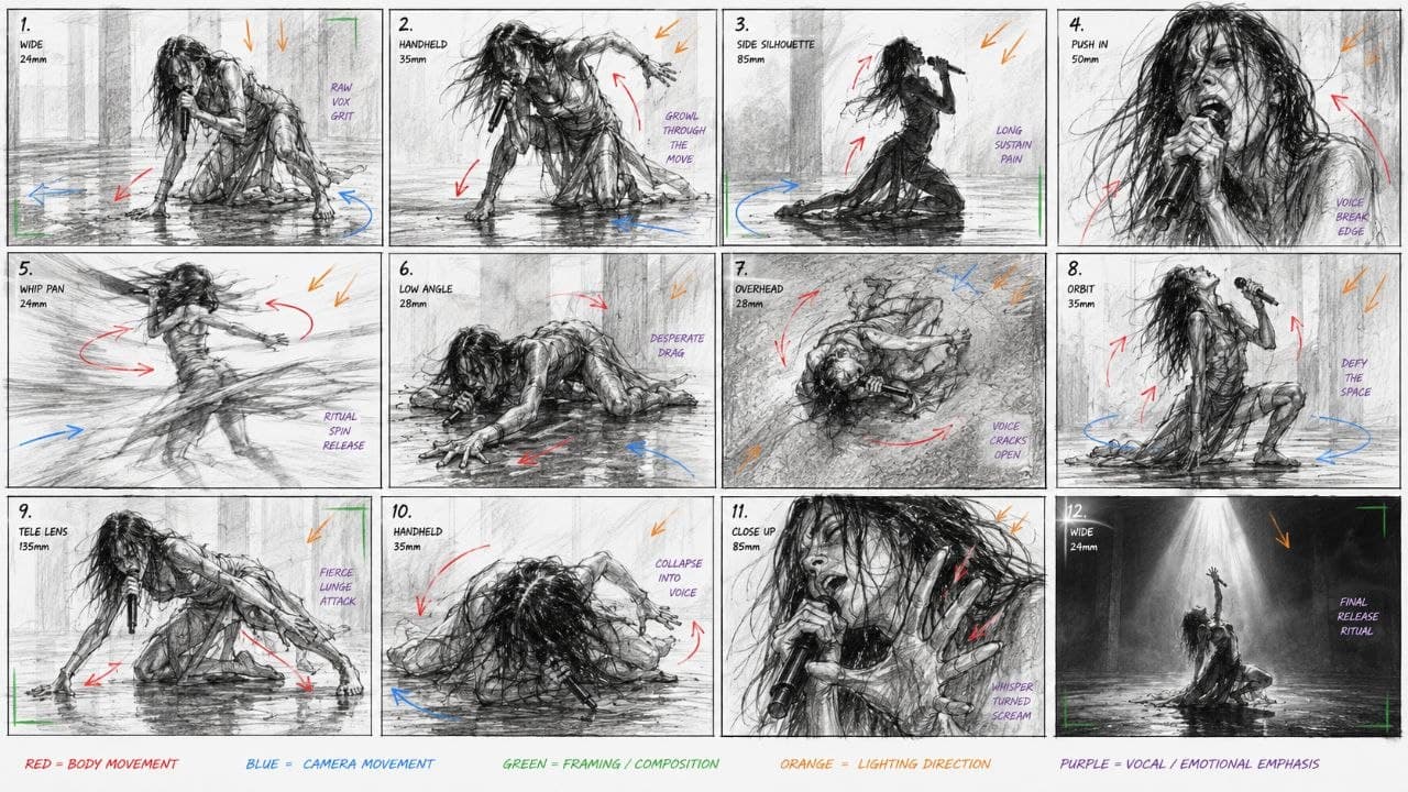 コンテンポラリーダンス Storyboard