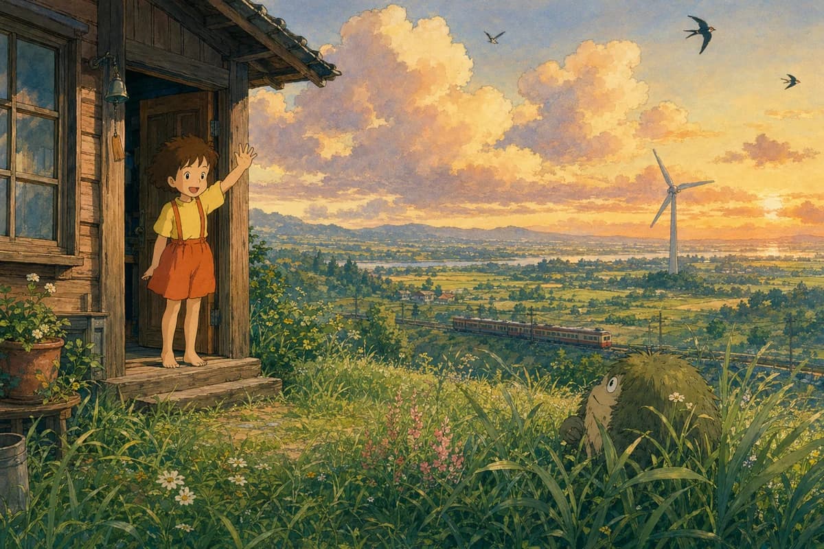 ジブリ風アニメーション・スチル