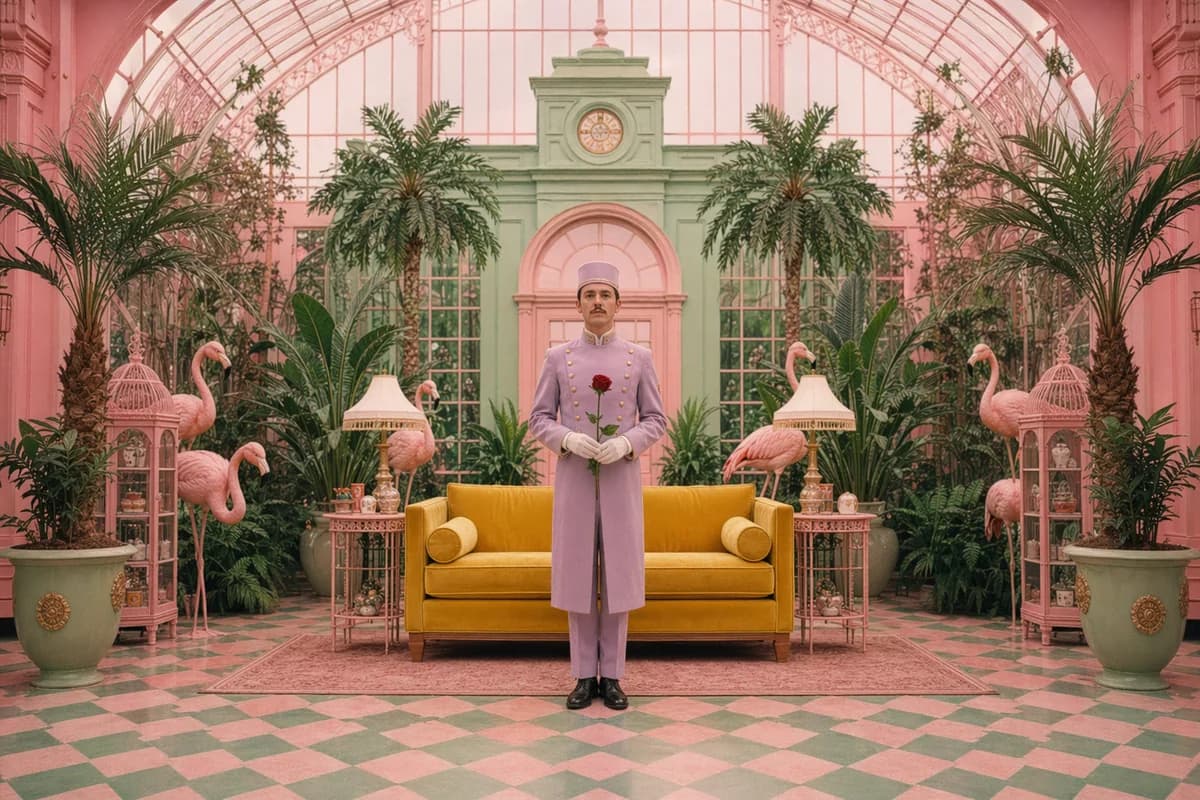 Symmetric Pastel: The Grand Conservatory