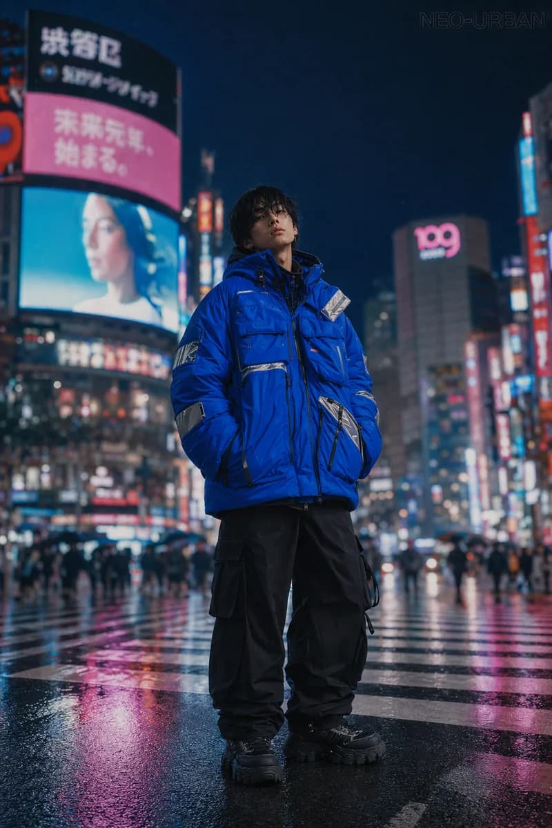 アーバンストリートウェア ルックブック:渋谷の夜