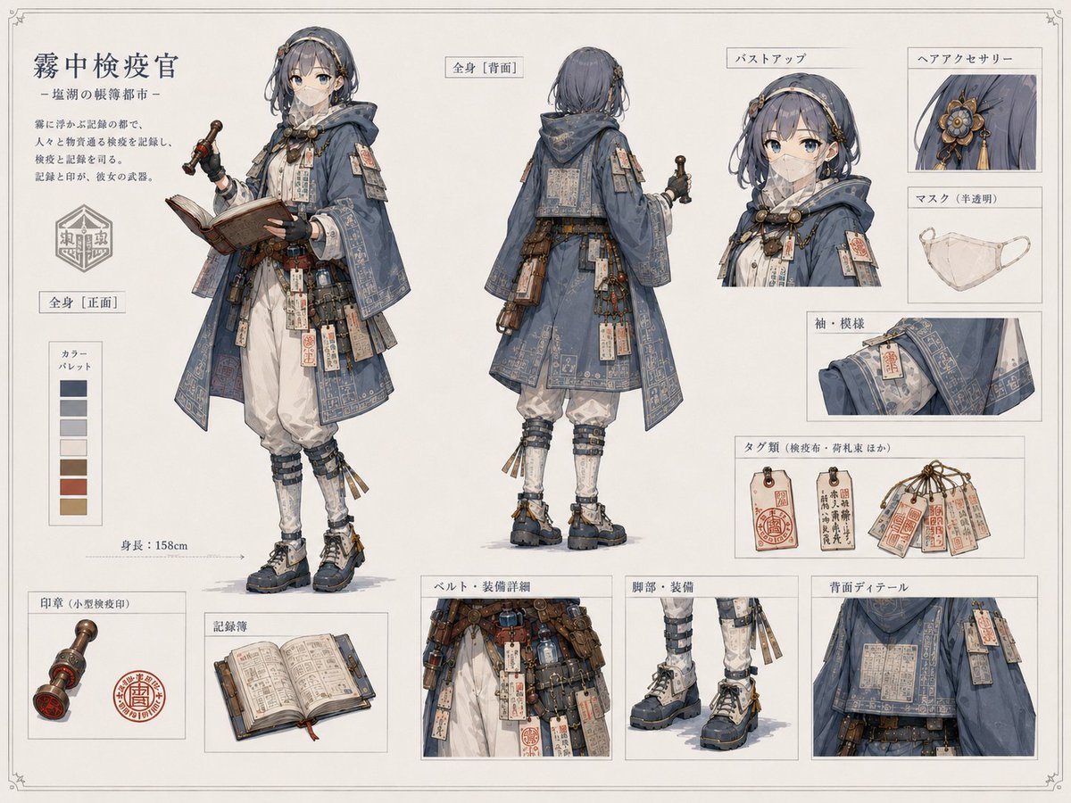 リアル系キャラクター プロポーション調整