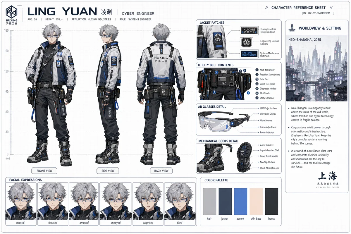 公式キャラクター設定資料