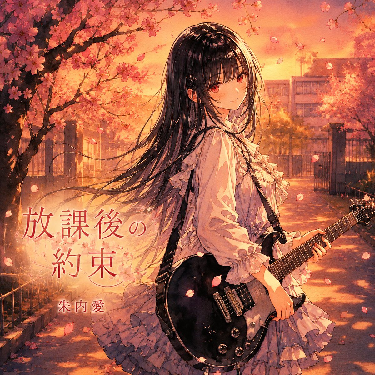アニメ桜 ロックアルバムカバー