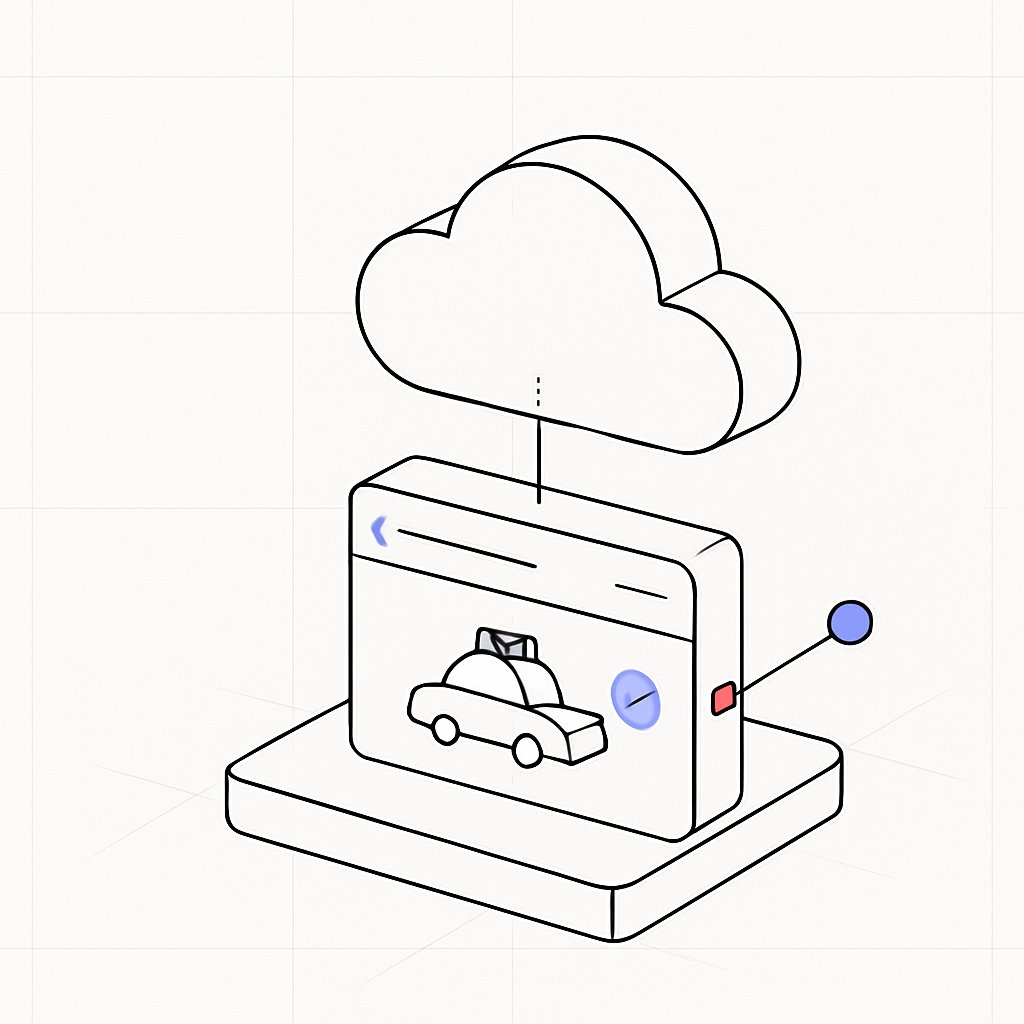 アイソメトリック クラウド物流 UIアイコン