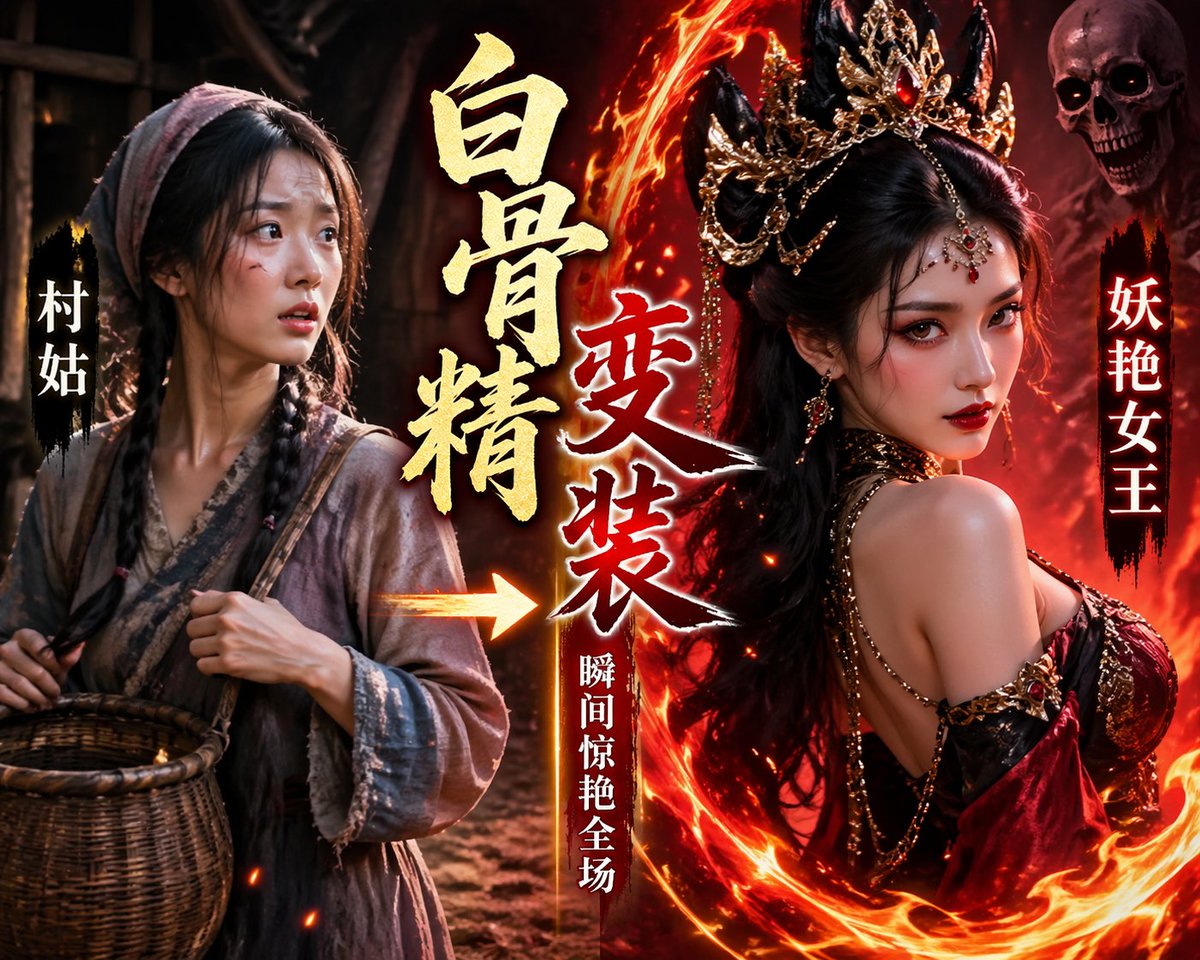 ファンタジー悪魔変身カバー