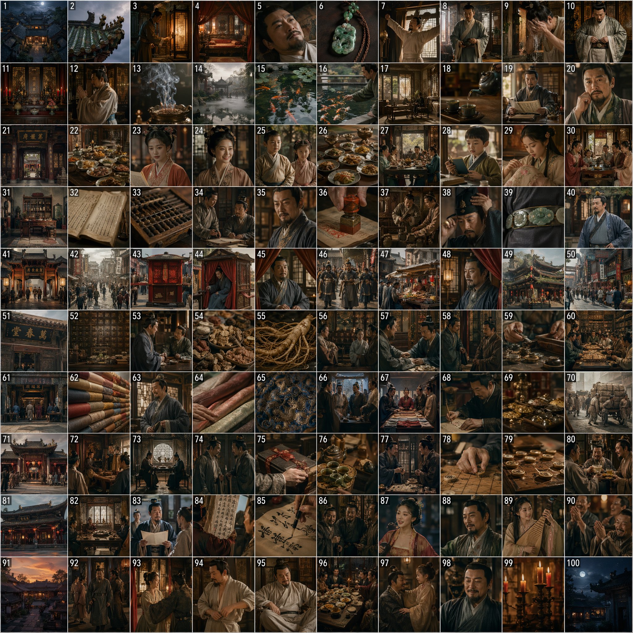 西門慶 100コマ Storyboard